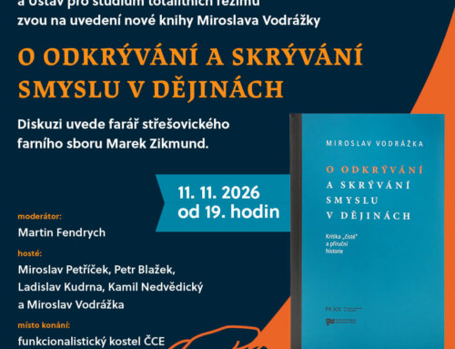 Debata nad novou knihou Miroslava Vodrážky